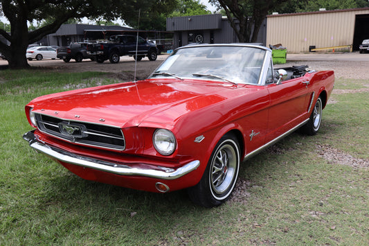 1965 Mustang Convertible Red