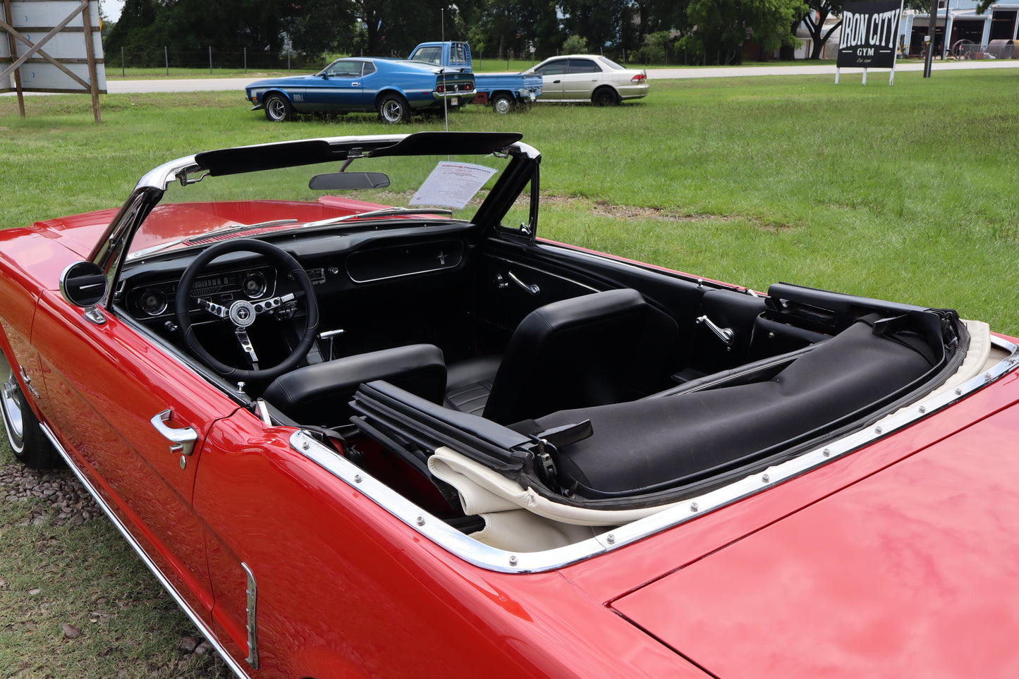 1965 Mustang Convertible Red