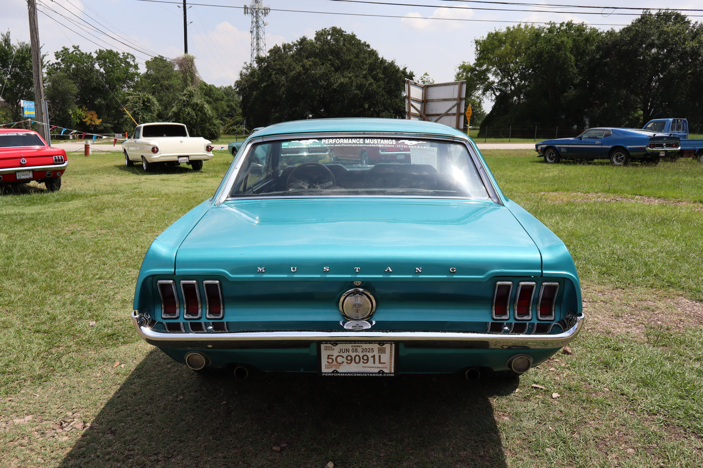 67 Mustang Tahoe Turquoise