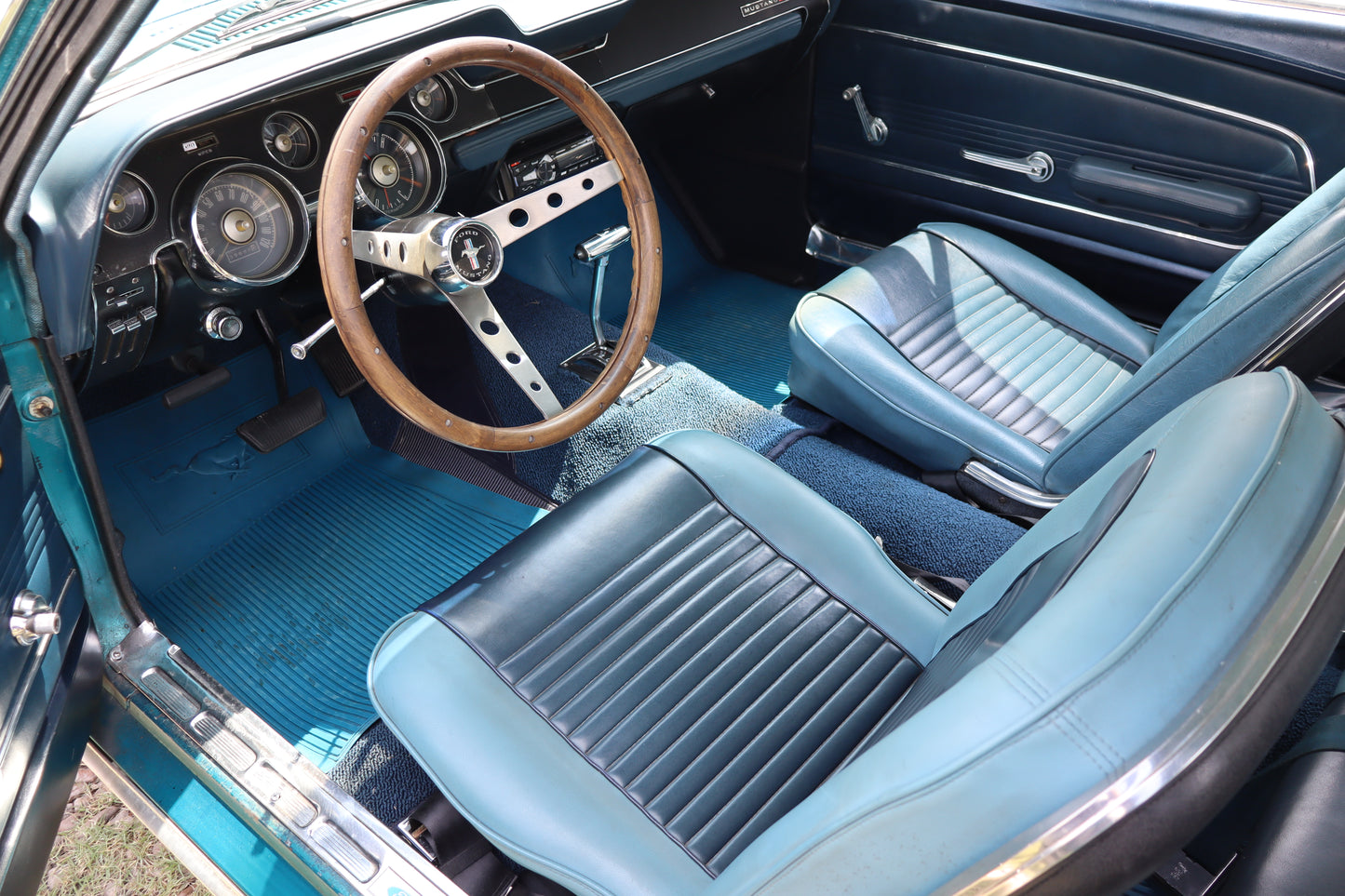 67 Mustang Tahoe Turquoise