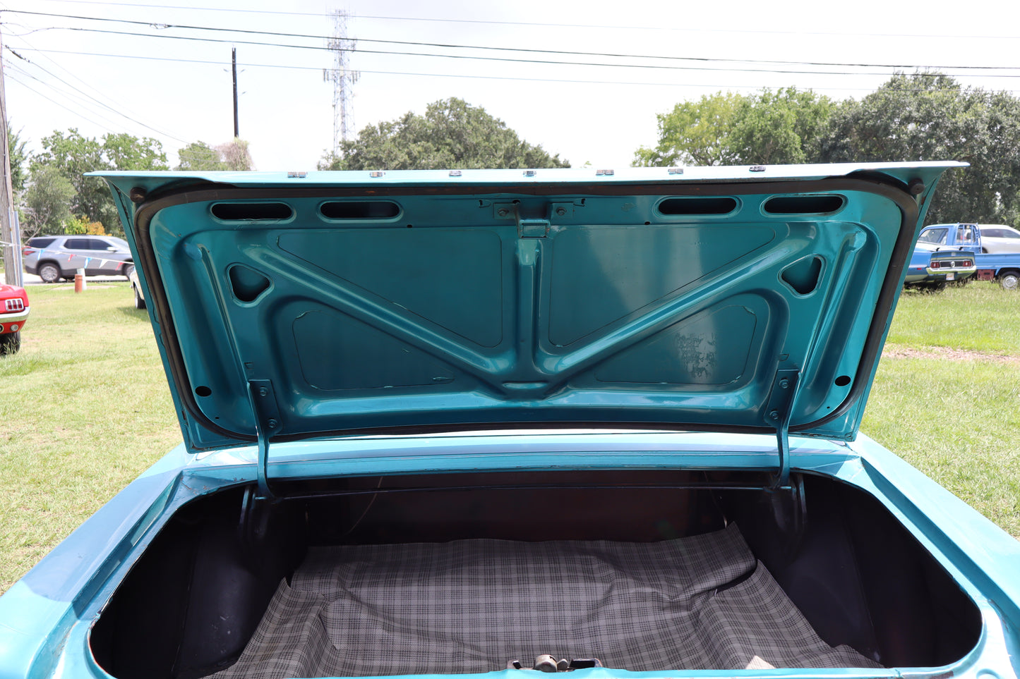 67 Mustang Tahoe Turquoise