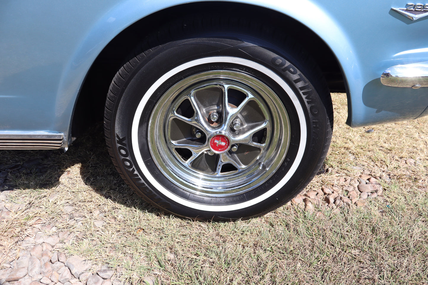 1966 Mustang Convertible Silver Blue