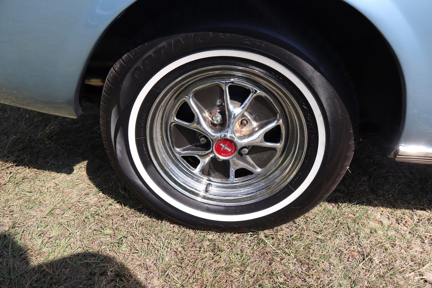 1966 Mustang Convertible Silver Blue