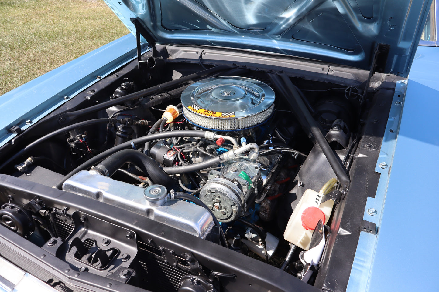 1966 Mustang Convertible Silver Blue