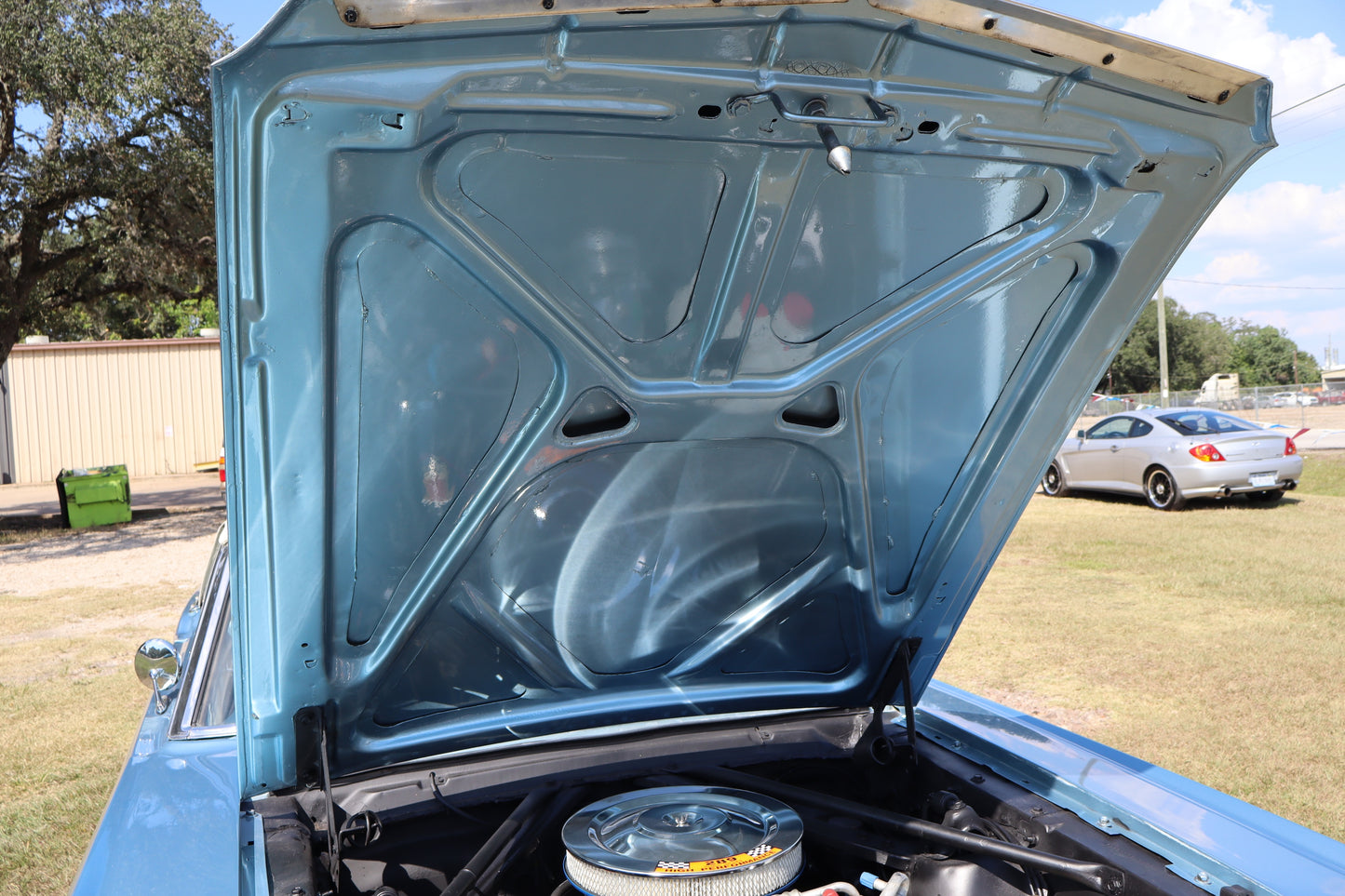 1966 Mustang Convertible Silver Blue