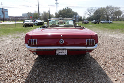 65 Mustang Convertible Red