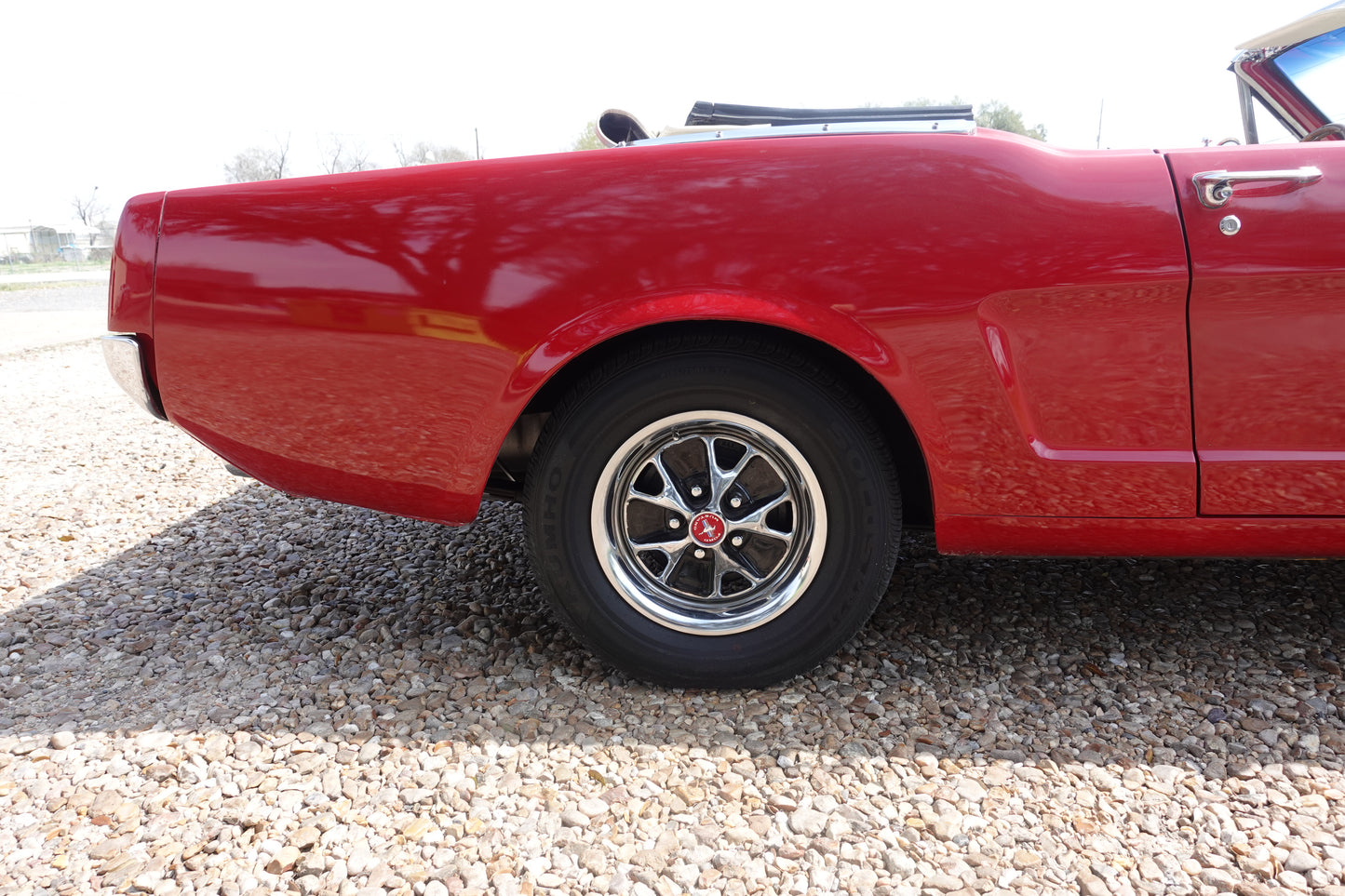 65 Mustang Convertible Red