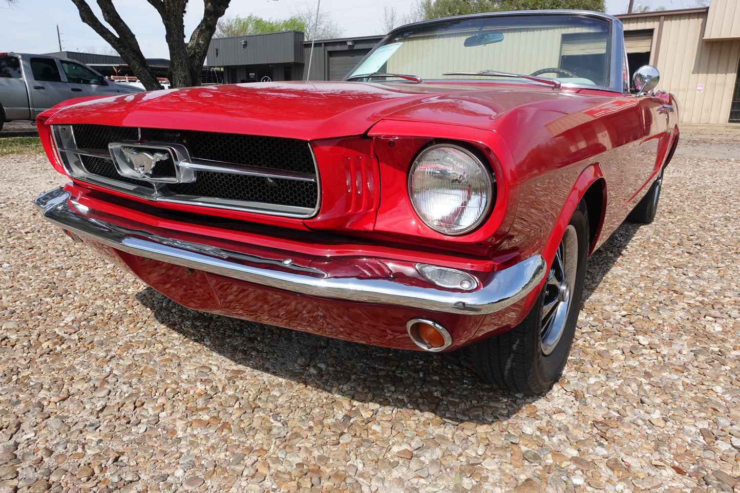 65 Mustang Convertible Red