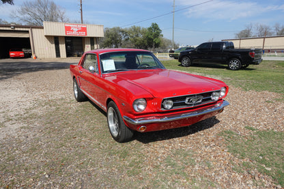 65 Mustang Coupe Red