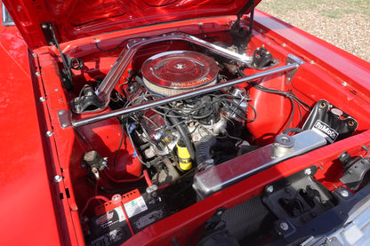 65 Mustang Coupe Red