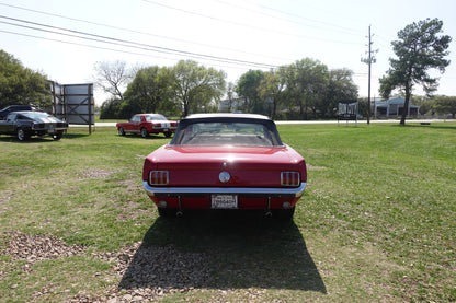 66 Mustang Convertible Red