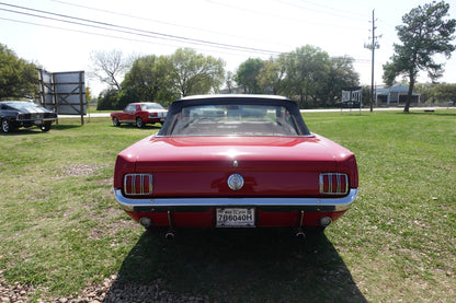 66 Mustang Convertible Red