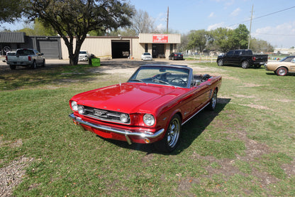 66 Mustang Convertible Red