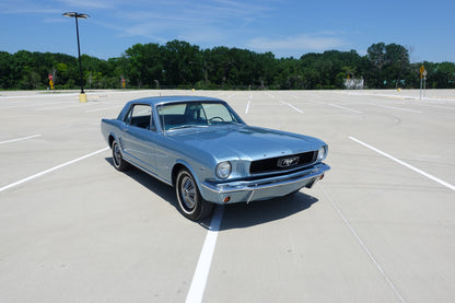 1966 Ford Mustang Coupe Silver Blue