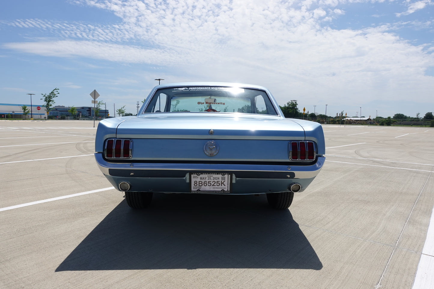 1966 Ford Mustang Coupe Silver Blue