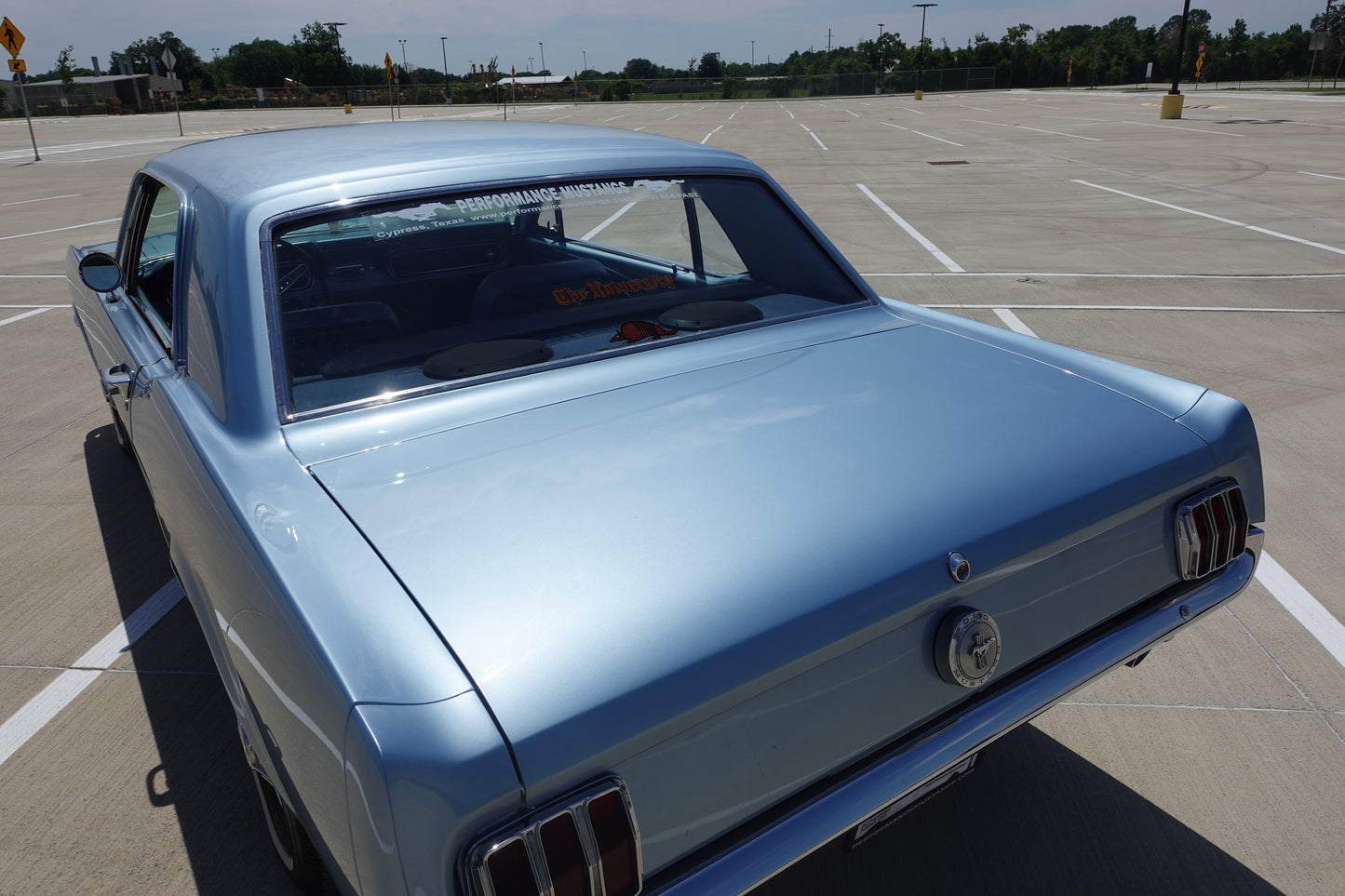 1966 Ford Mustang Coupe Silver Blue