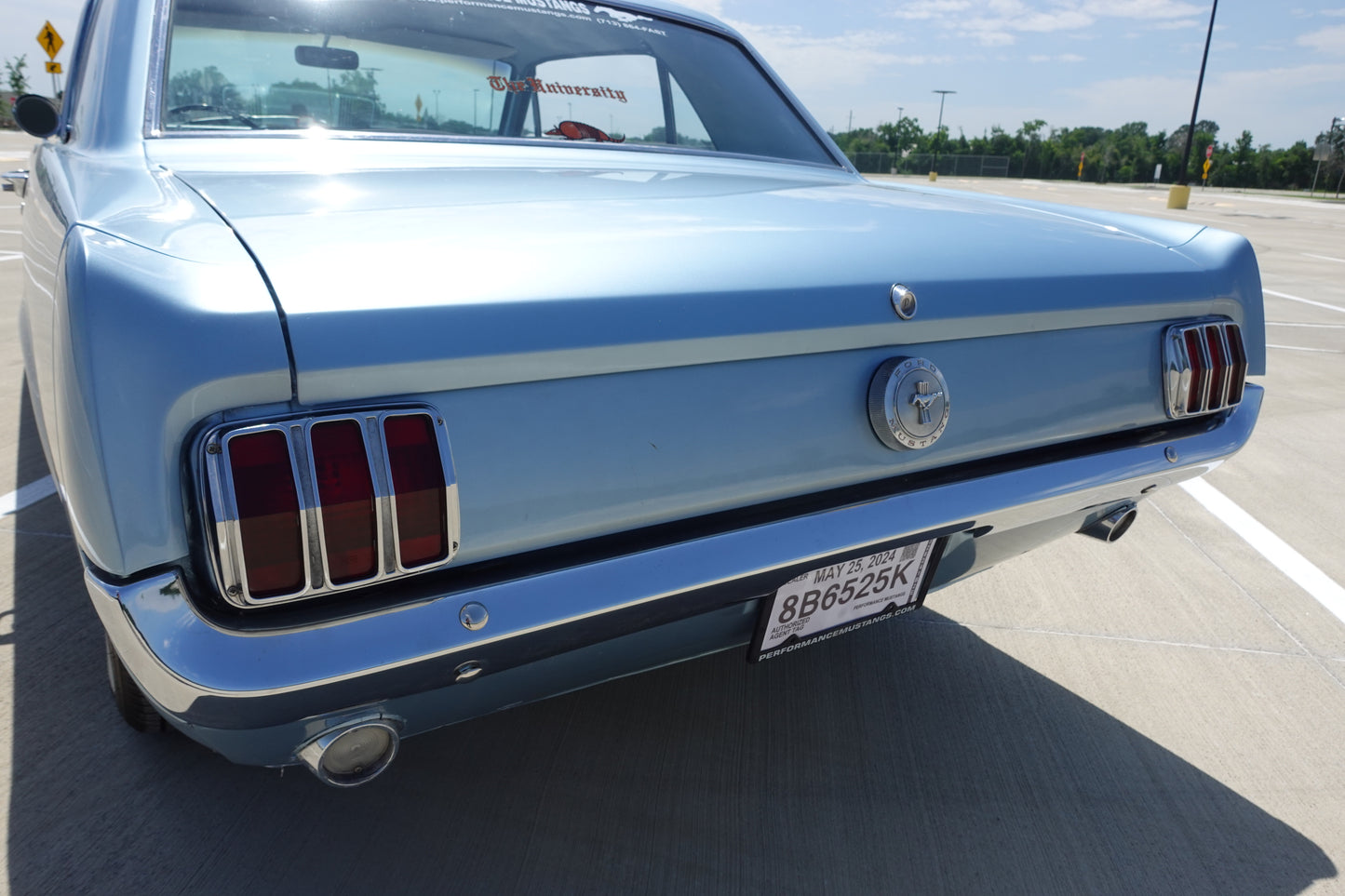 1966 Ford Mustang Coupe Silver Blue