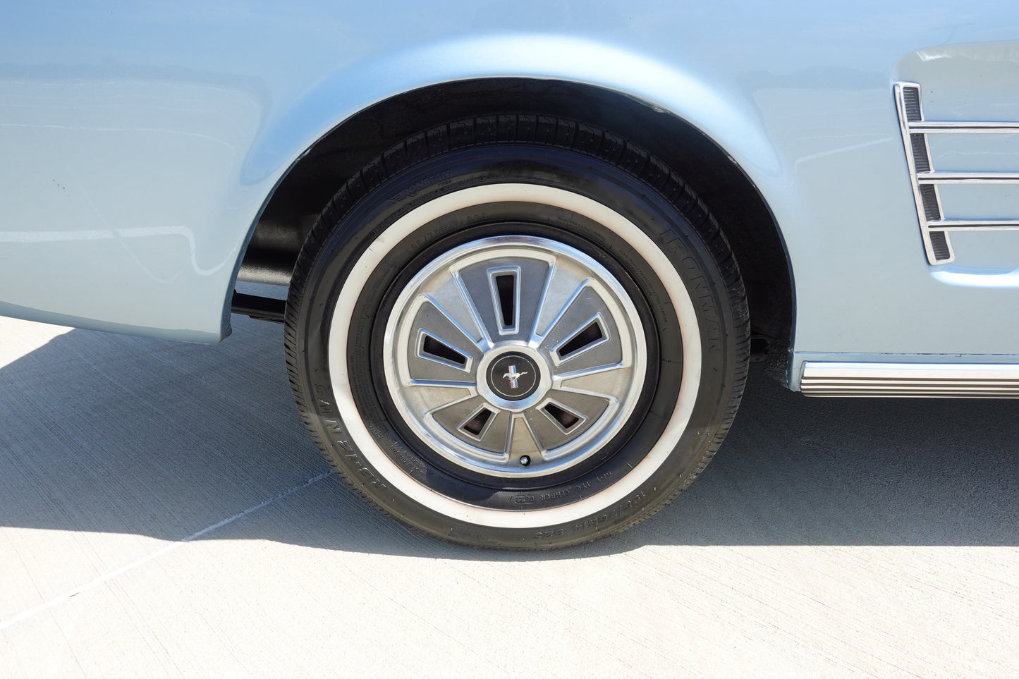 1966 Ford Mustang Coupe Silver Blue