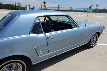 1966 Ford Mustang Coupe Silver Blue