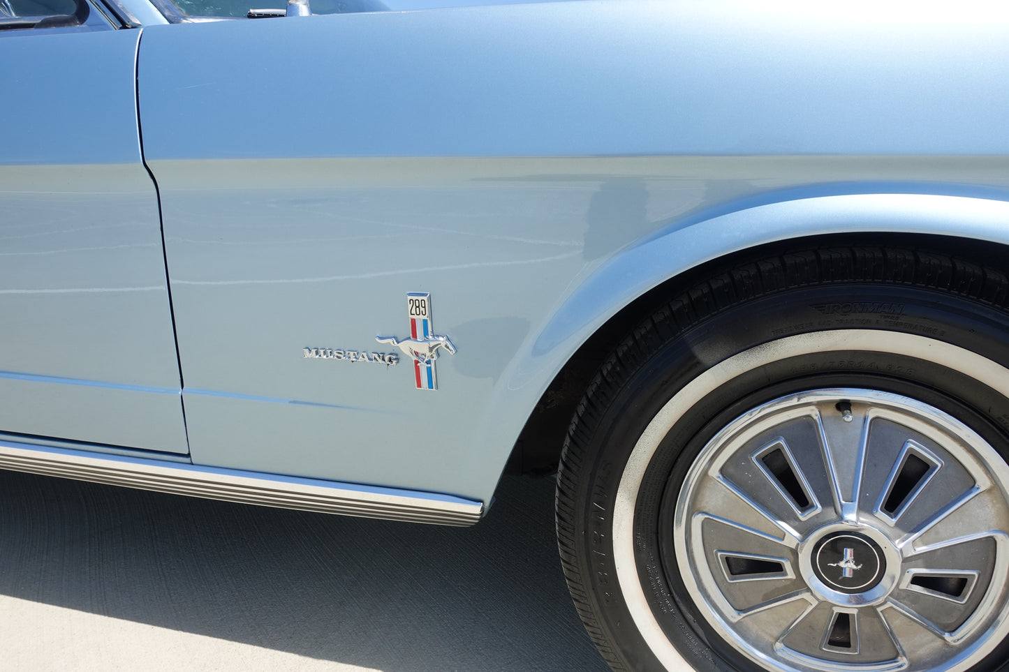 1966 Ford Mustang Coupe Silver Blue