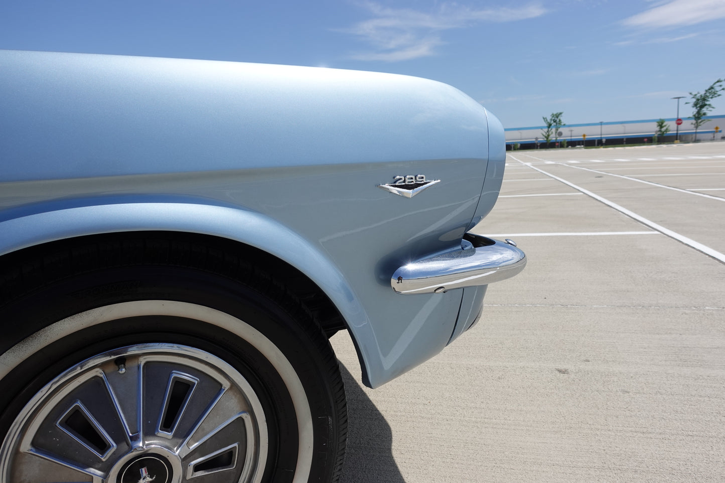 1966 Ford Mustang Coupe Silver Blue