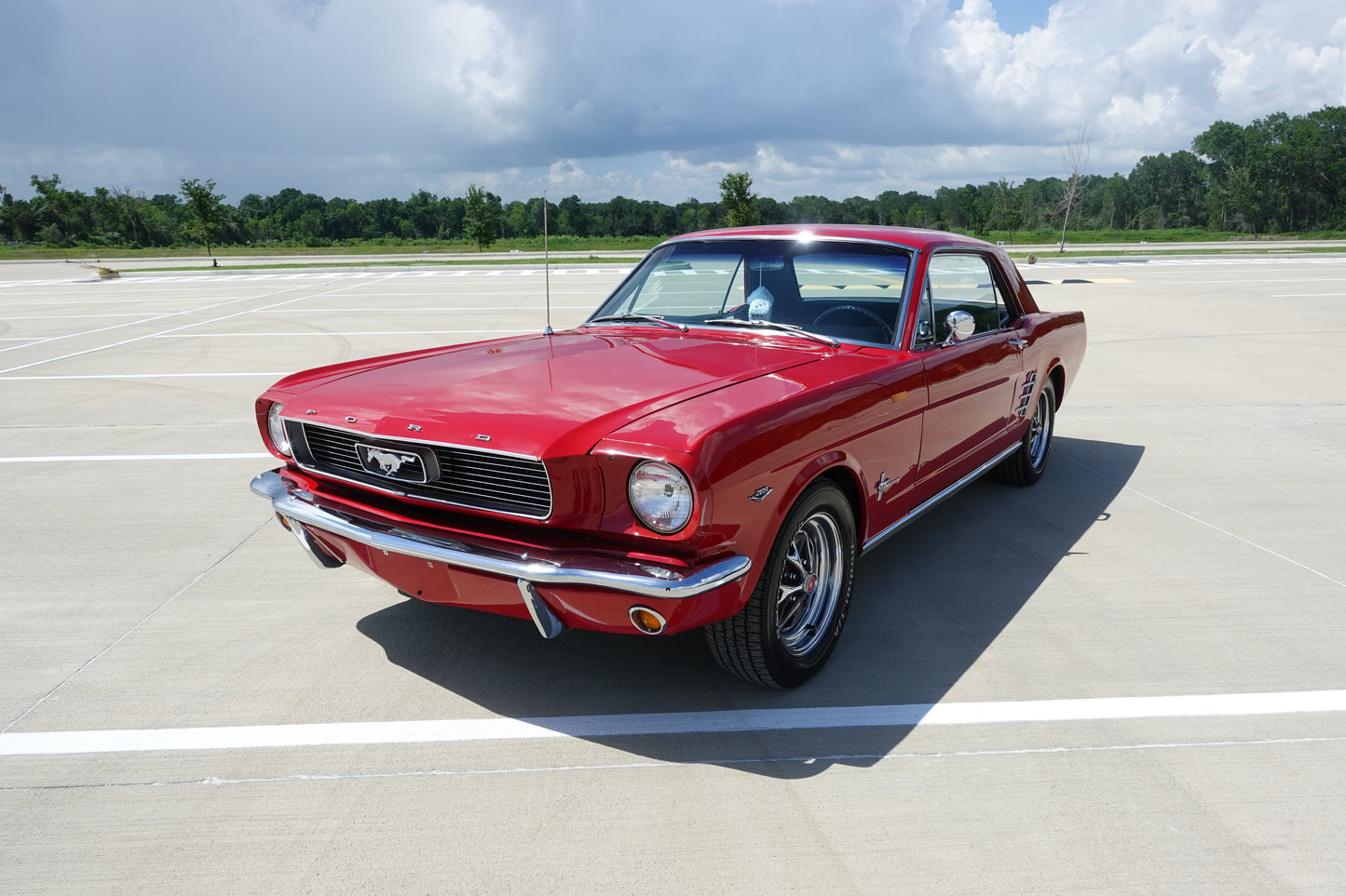 1966 Mustang Coupe Red