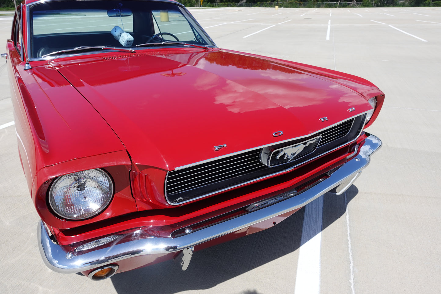 1966 Mustang Coupe Red