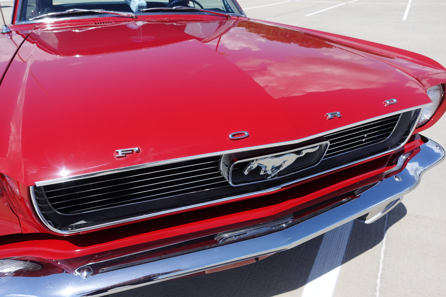 1966 Mustang Coupe Red