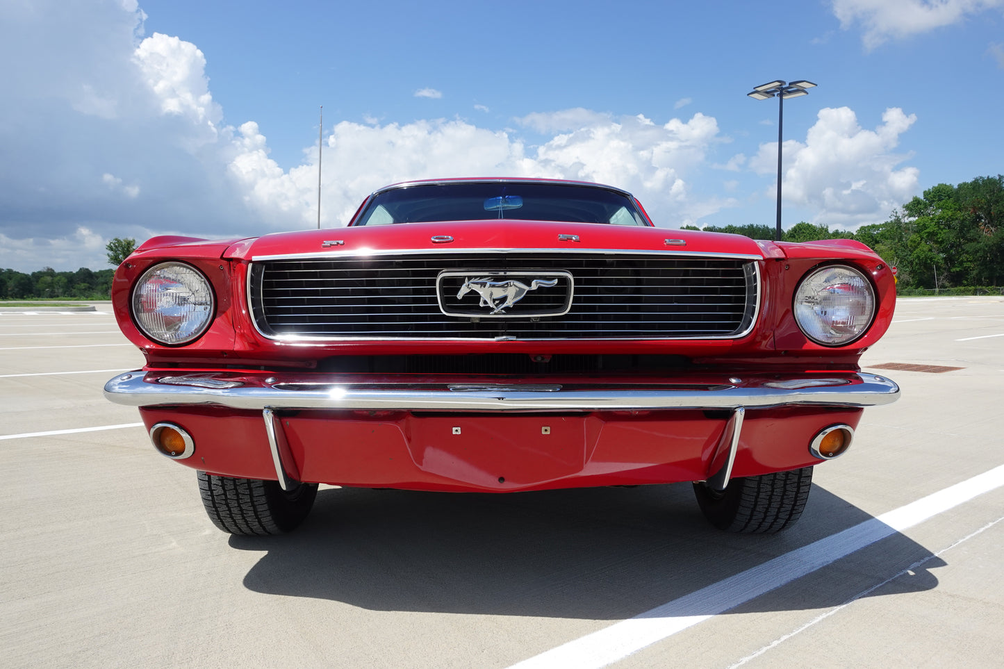 1966 Mustang Coupe Red