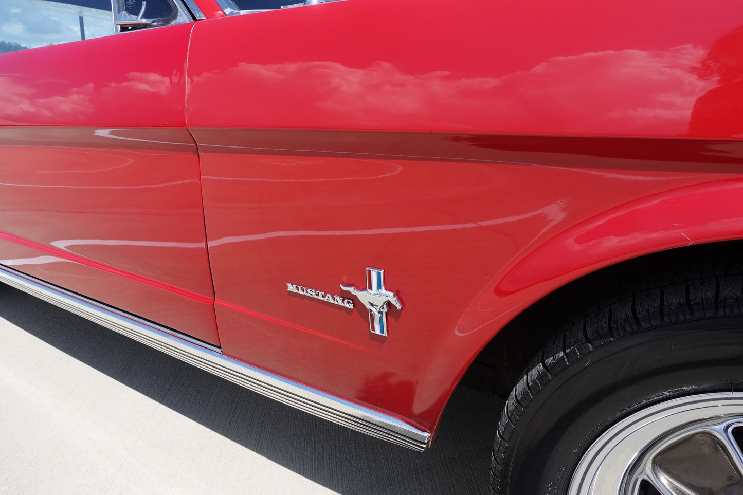 1966 Mustang Coupe Red