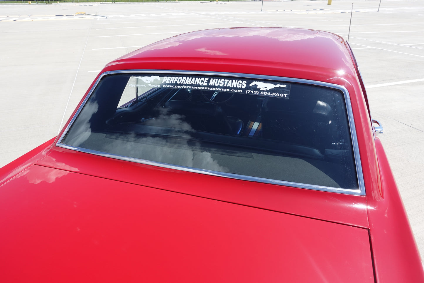 1966 Mustang Coupe Red