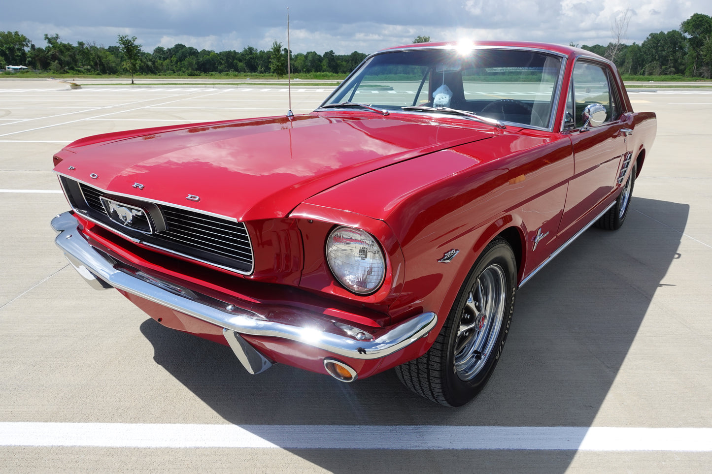 1966 Mustang Coupe Red