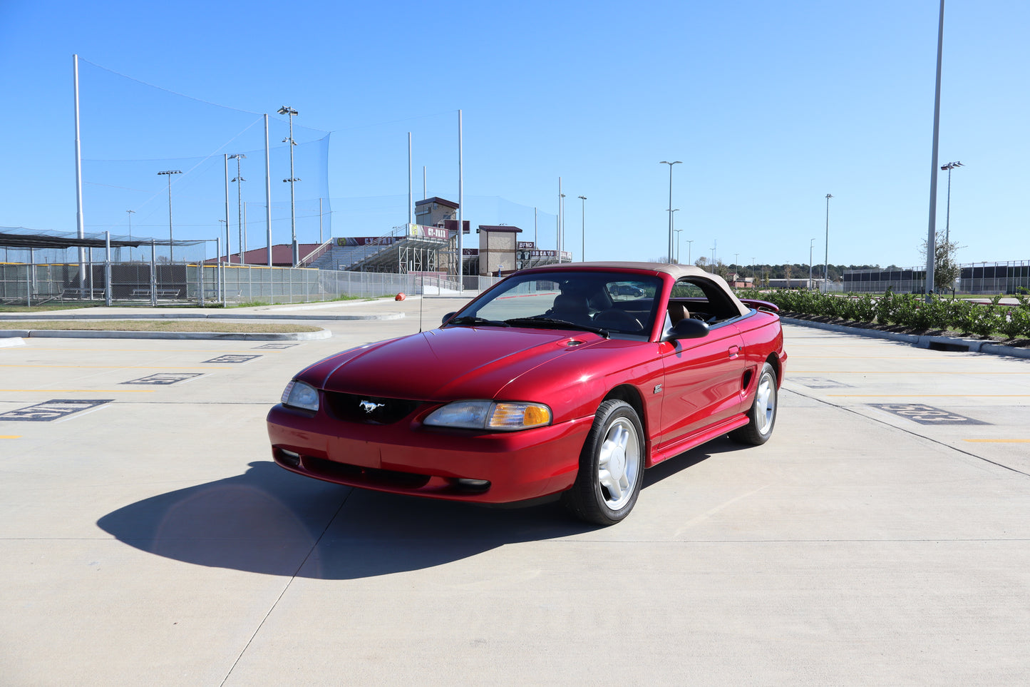 1995 Ford Mustang GT Red Convertible