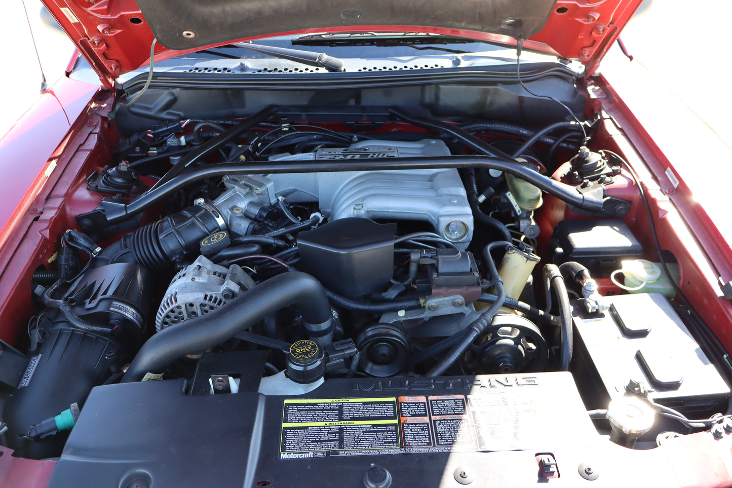 1995 Ford Mustang GT Red Convertible