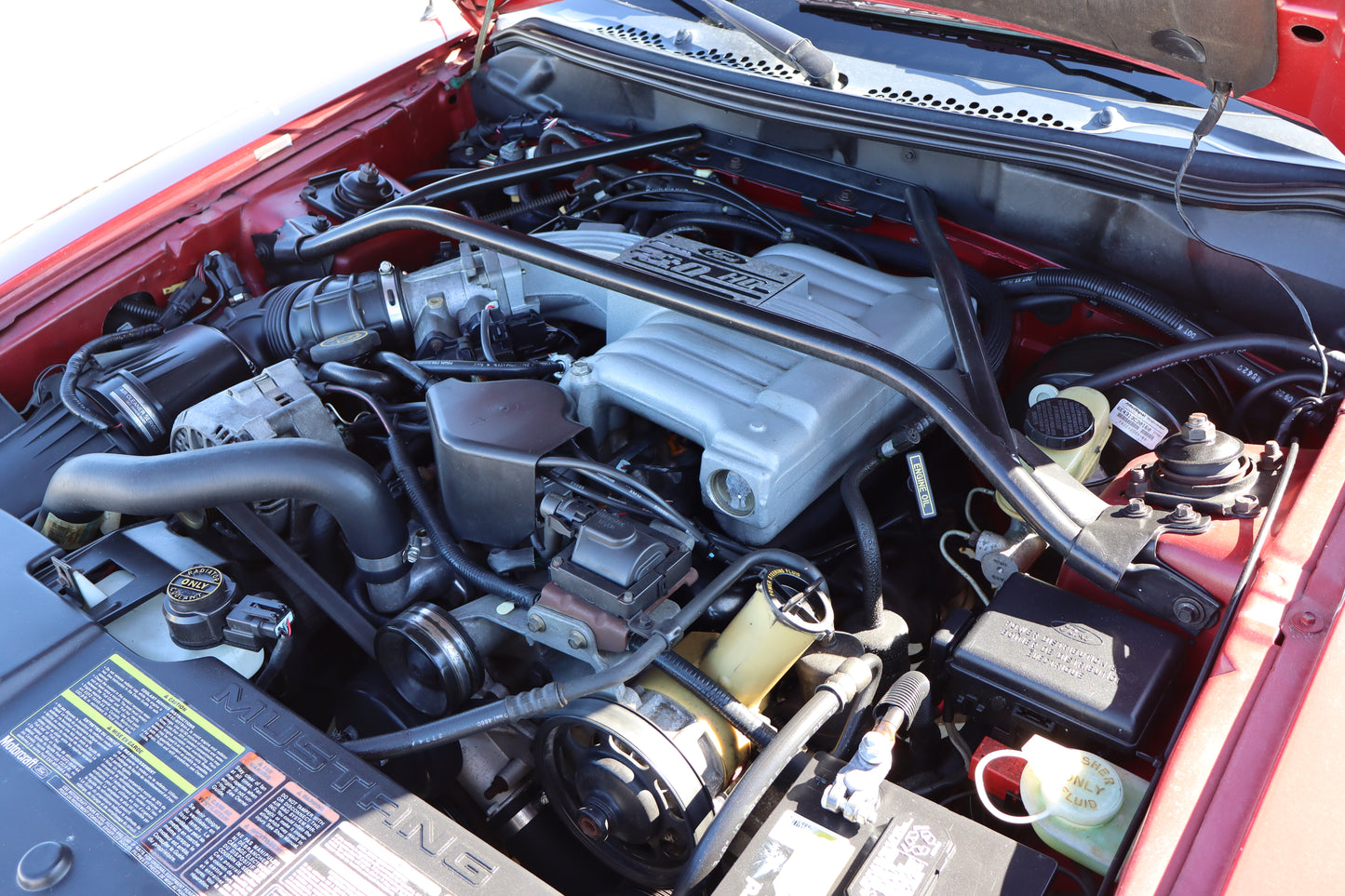 1995 Ford Mustang GT Red Convertible