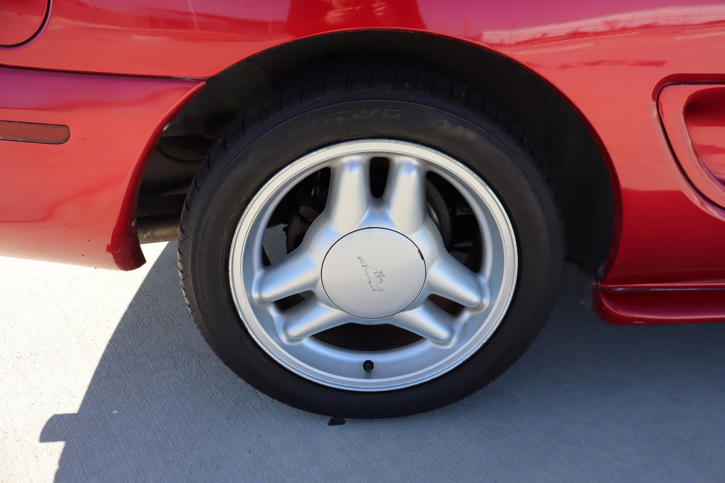 1995 Ford Mustang GT Red Convertible