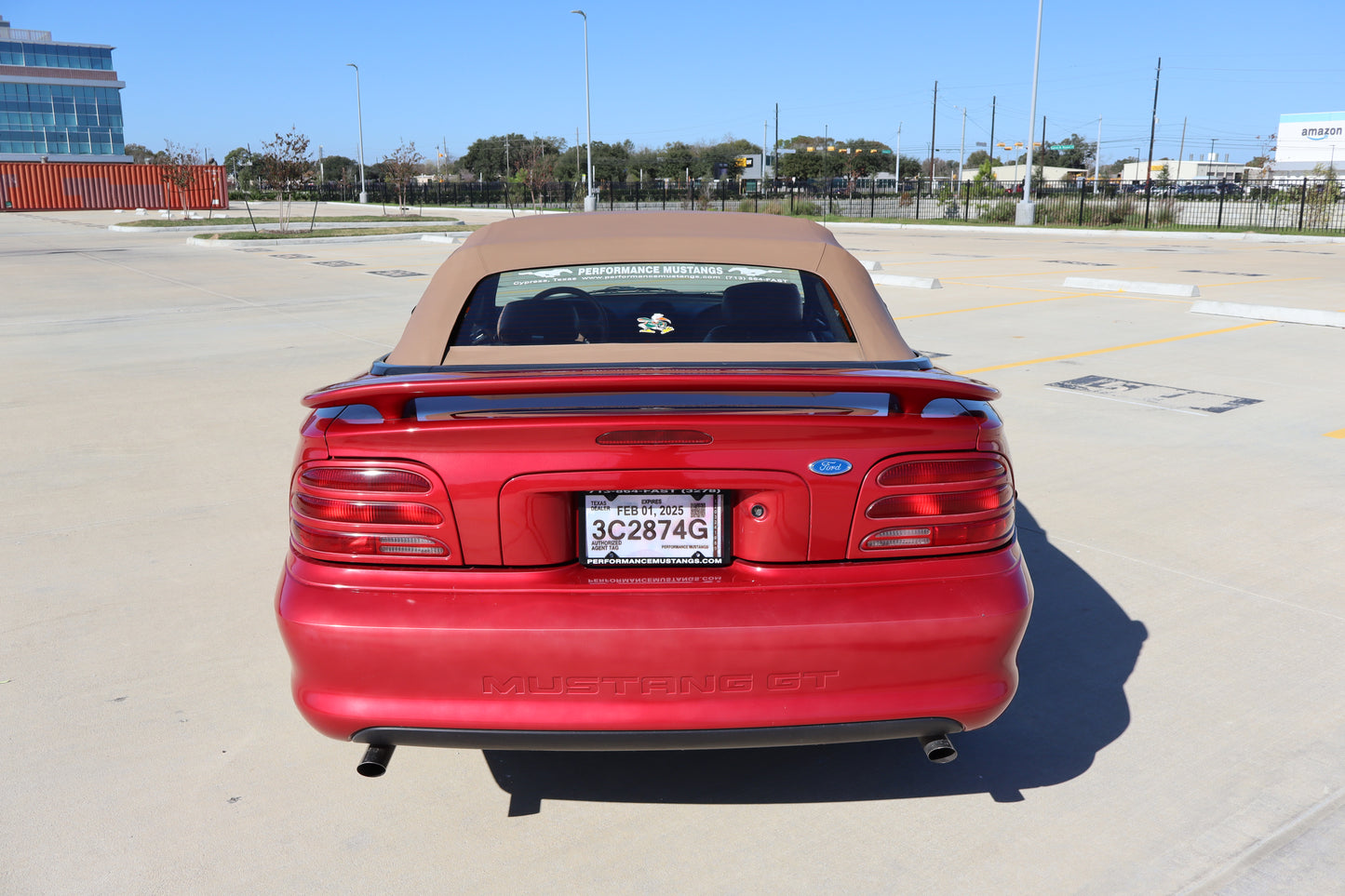 1995 Ford Mustang GT Red Convertible