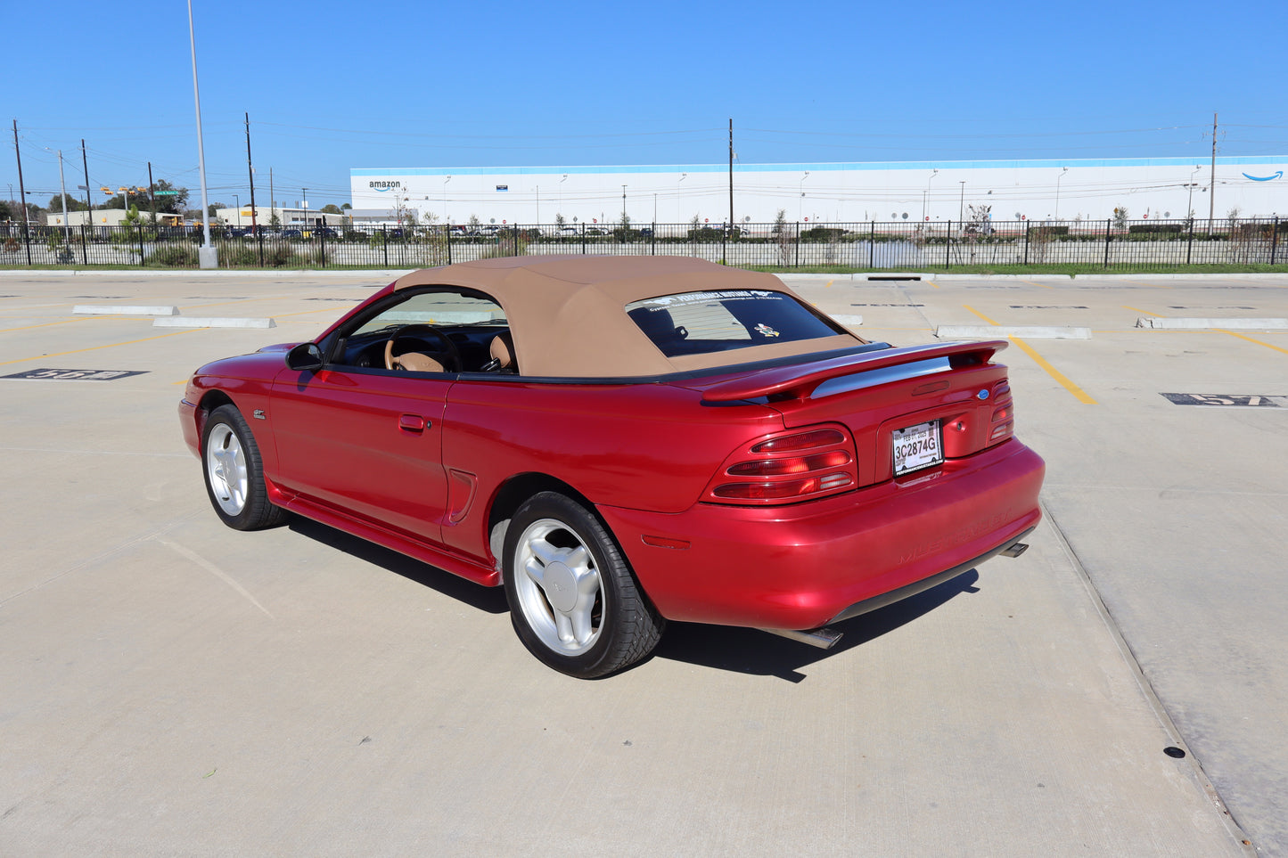 1995 Ford Mustang GT Red Convertible