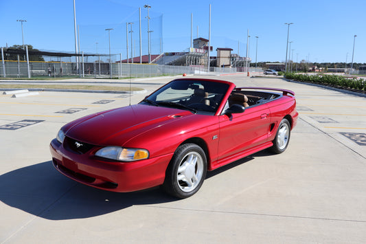 1995 Ford Mustang GT Red Convertible