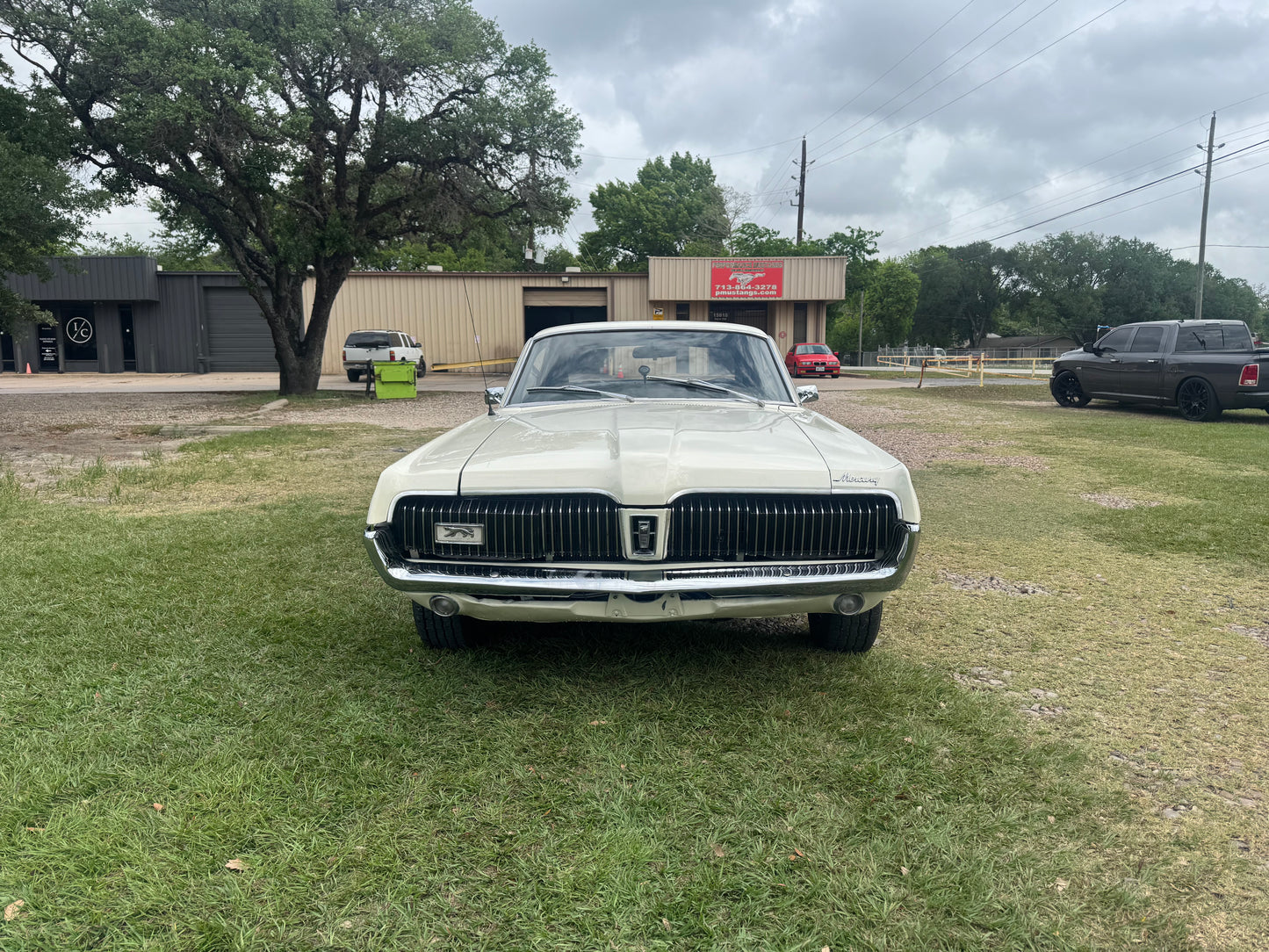 1968 Cougar White