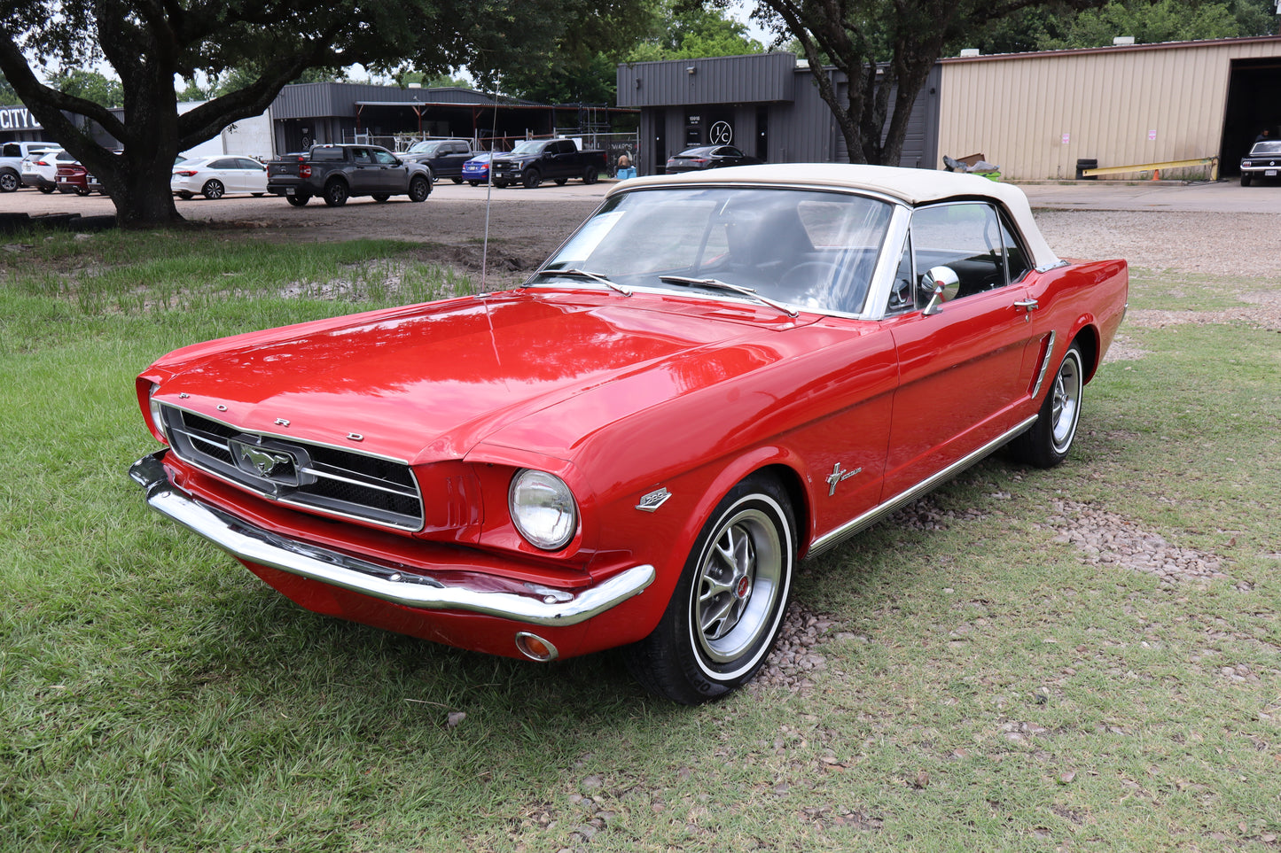 1965 Mustang Convertible Red