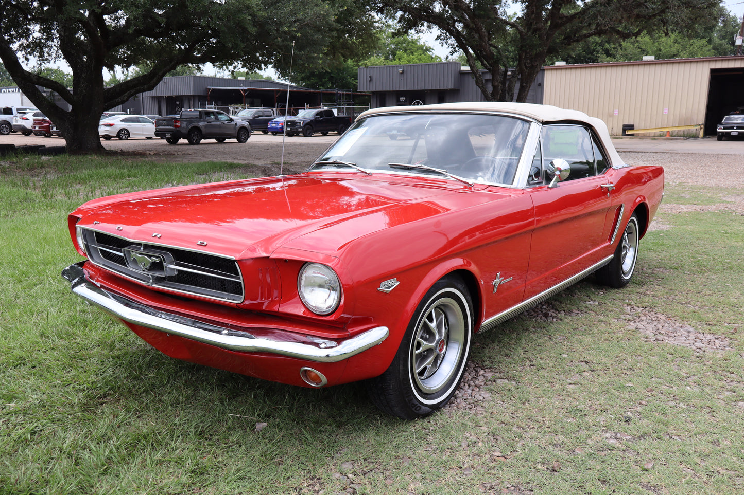 1965 Mustang Convertible Red