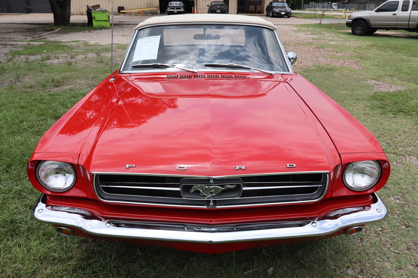 1965 Mustang Convertible Red