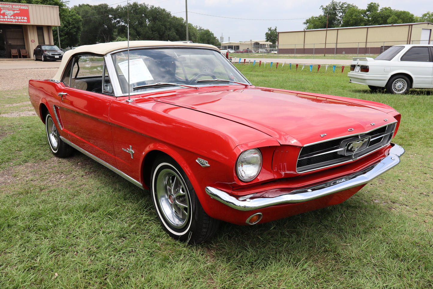 1965 Mustang Convertible Red