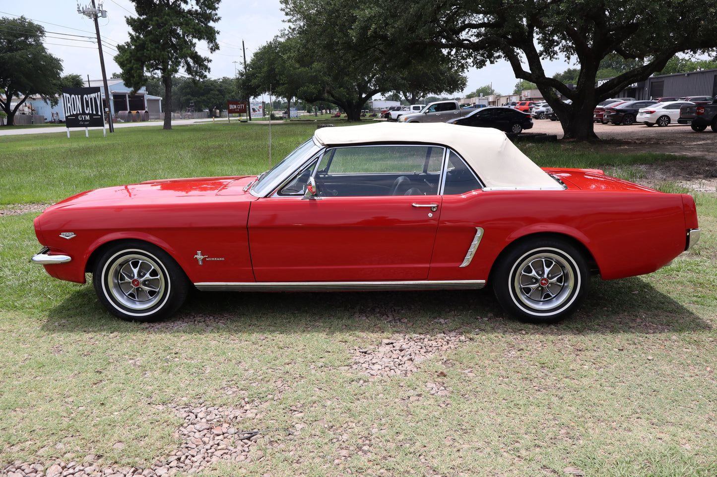 1965 Mustang Convertible Red