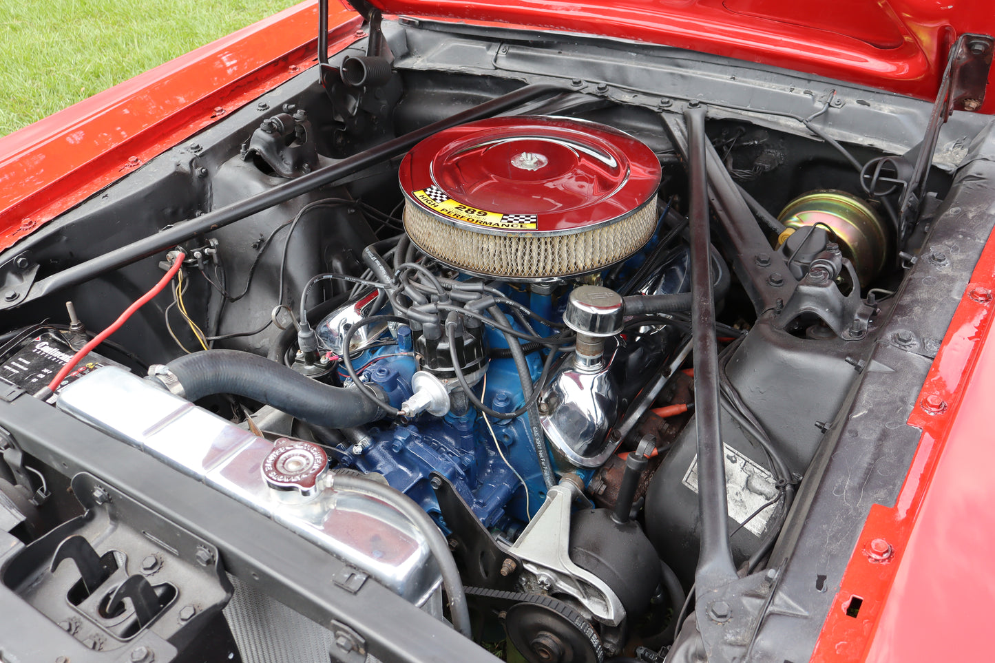 1965 Mustang Convertible Red