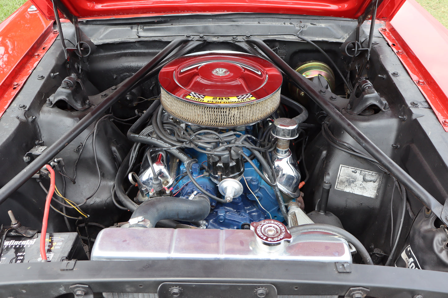 1965 Mustang Convertible Red