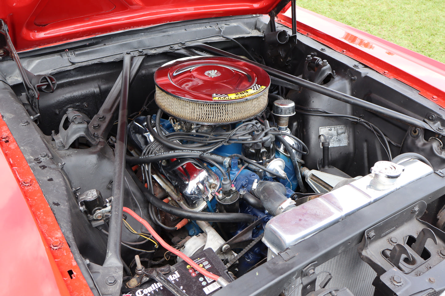 1965 Mustang Convertible Red
