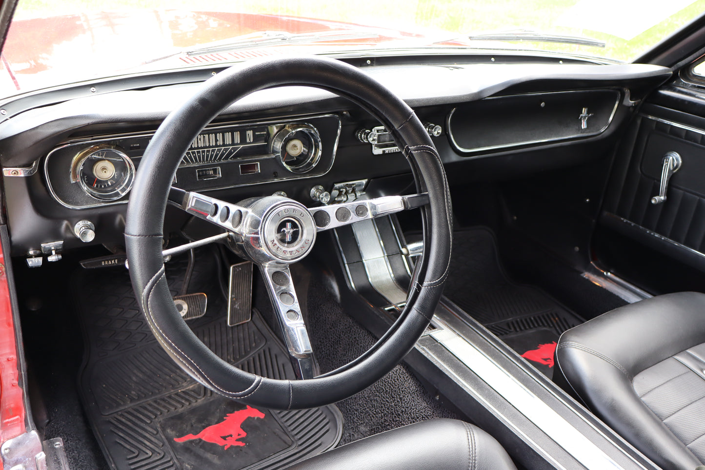 1965 Mustang Convertible Red