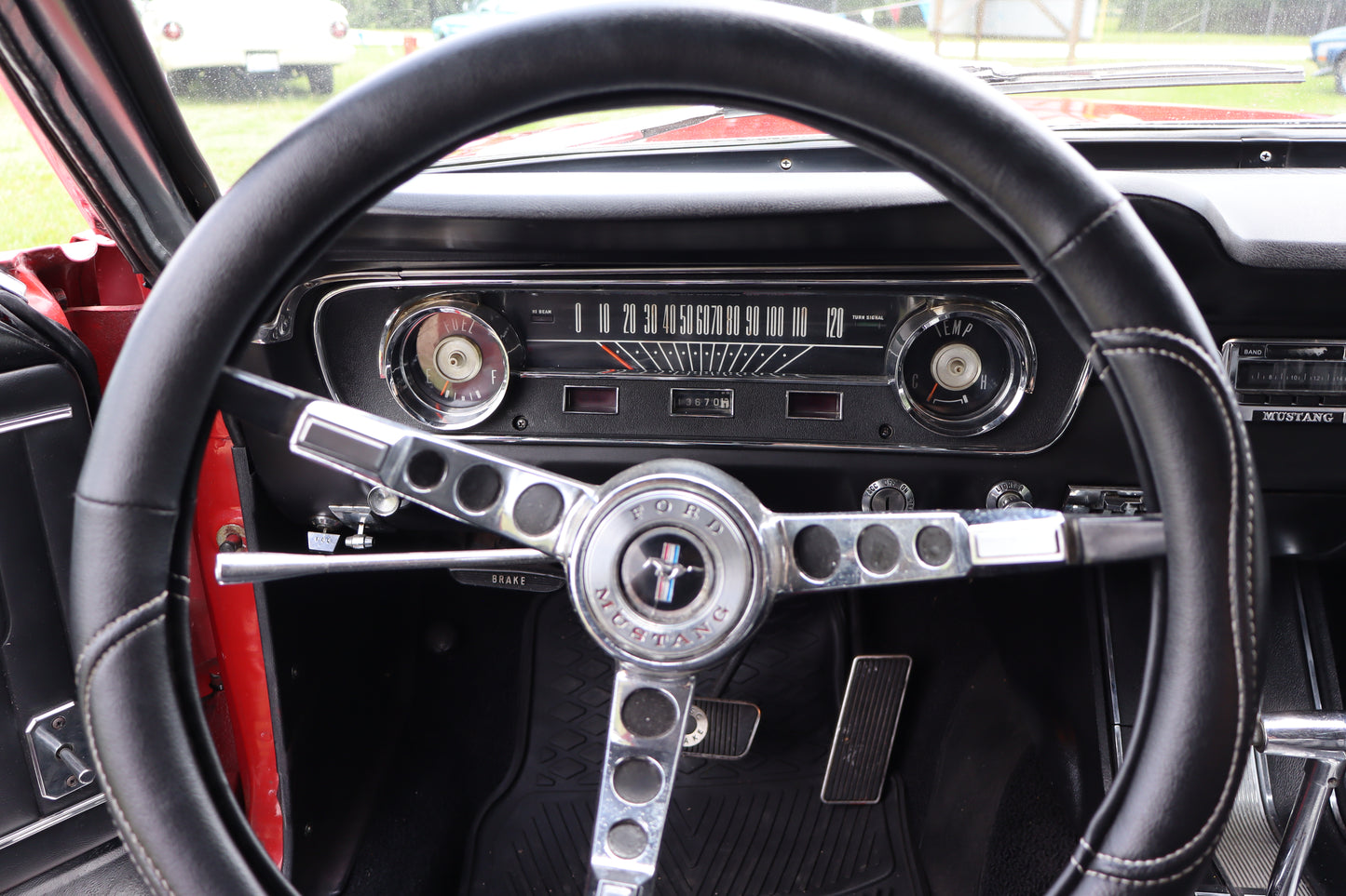 1965 Mustang Convertible Red